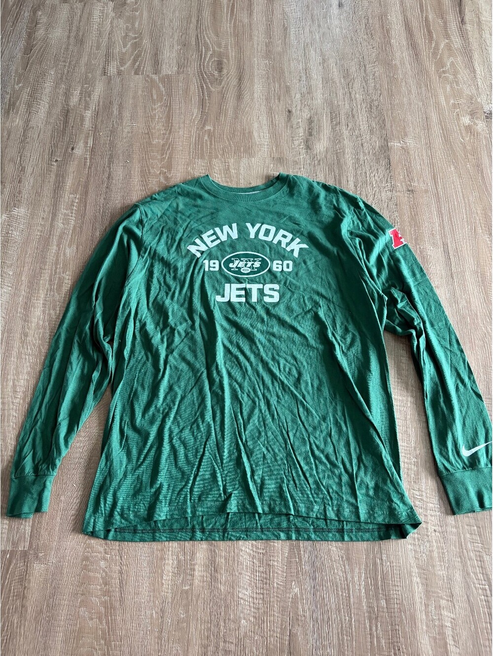 Nike New York Jets Long Sleeve T shirt size 2XL
